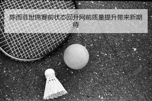 陈雨菲世锦赛前状态回升网前质量提升带来新期待